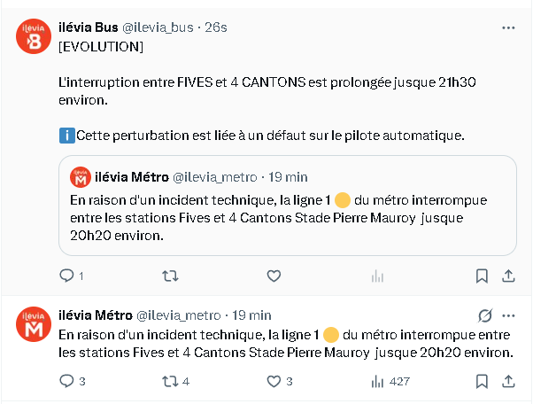 TransportMel's tweet photo. Le retour du défaut PA + trompe de compte. #BeLike https://t.co/vhrm58nnFK