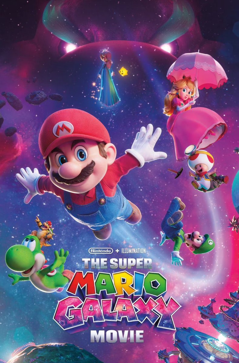 Space Plumber | Mario Galaxy Movie Hype! tweet media