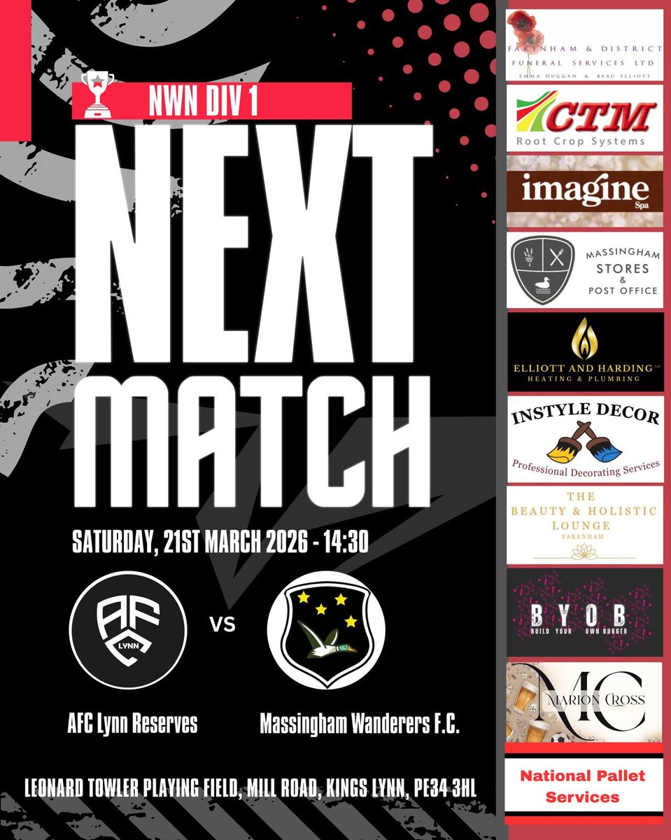 Massingham Wanderers FC tweet media
