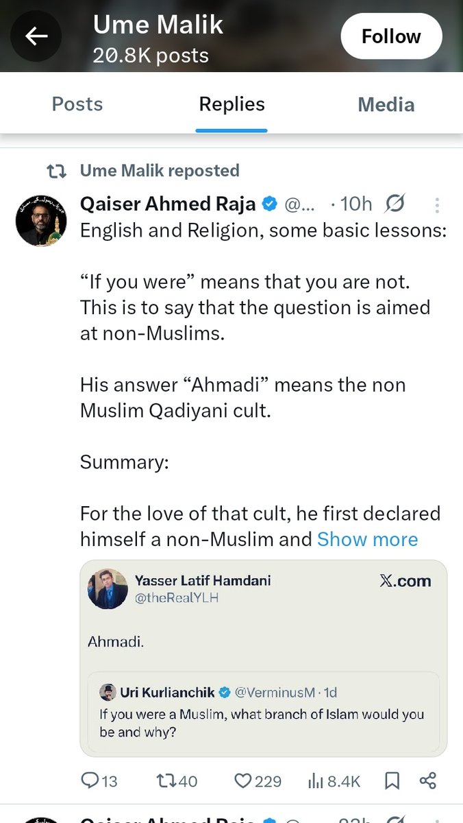 Voice of the Victims of Blasphemy Business Group tweet media