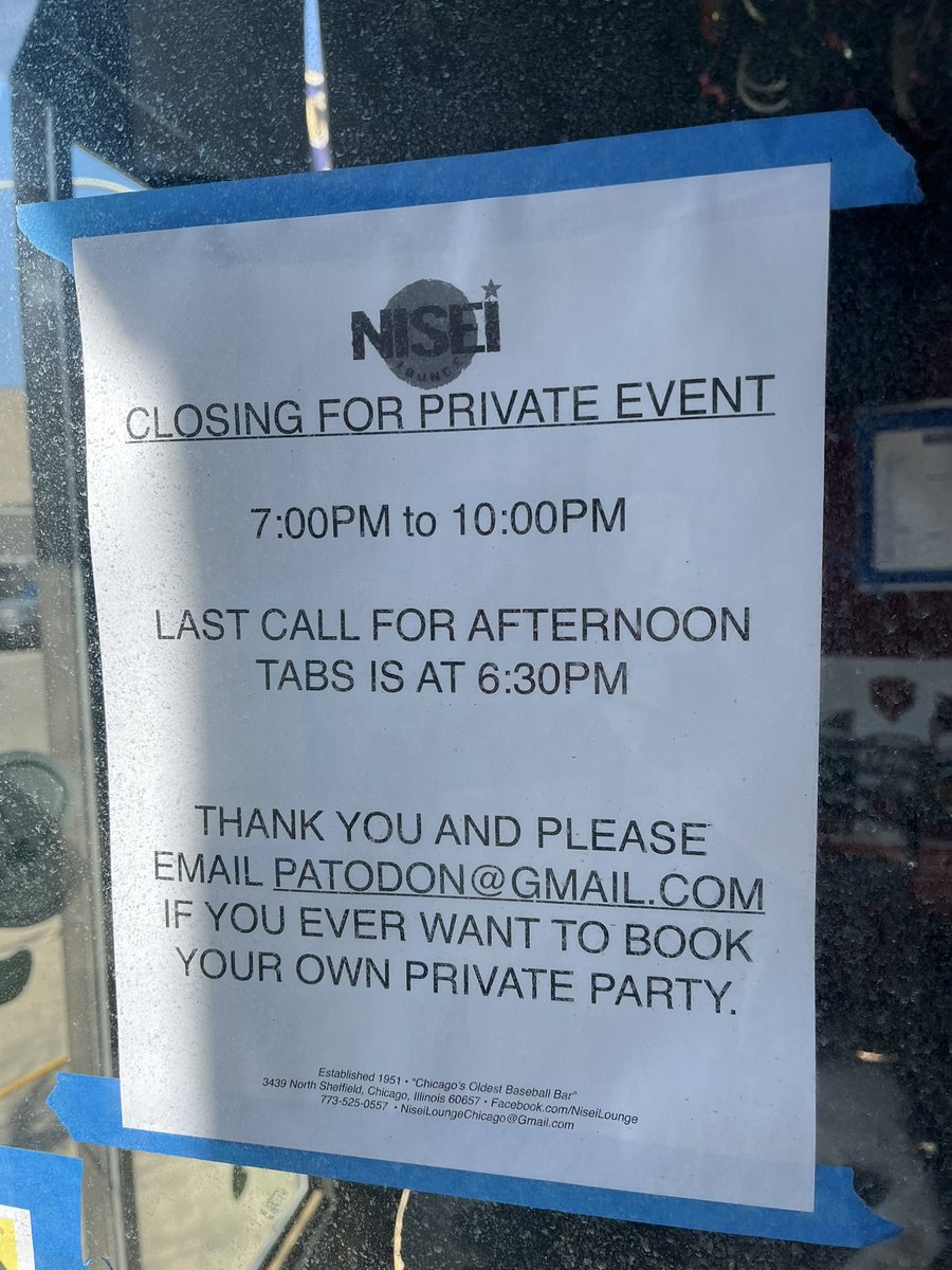 Nisei Lounge Chicago tweet media
