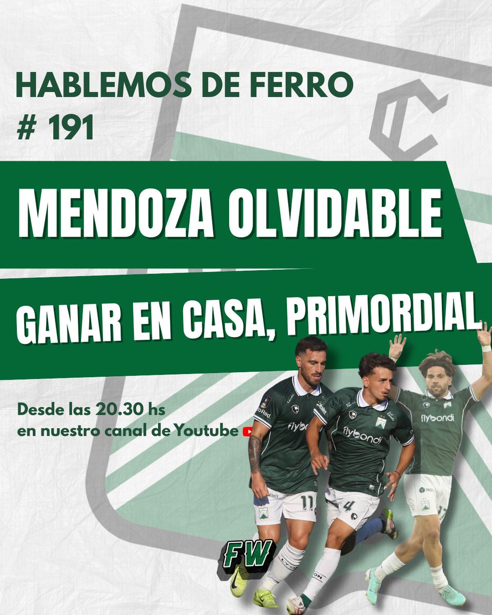 🚨 𝗛𝗢𝗬 𝗛𝗔𝗬 #𝗛𝗔𝗕𝗟𝗘𝗠𝗢𝗦𝗗𝗘𝗙𝗘𝗥𝗥𝗢 🇳🇬 𝗗𝗘𝗦𝗗𝗘 𝗟𝗔𝗦 𝟮𝟬.𝟯𝟬 𝗛𝗦
🔗 youtube.com/live/xbWWK7ArZ…

➡️ LAS FALENCIAS DEL EQUIPO EN MENDOZA
➡️ ¿CUÁLES SON LOS INAMOVIBLES Y QUIÉNES PELEAN SU LUGAR EN EL 11?
➡️ ¿CÓMO LLEGA LOS ANDES?
➡️ LOS ANTECEDENTES RECIENTES CON
