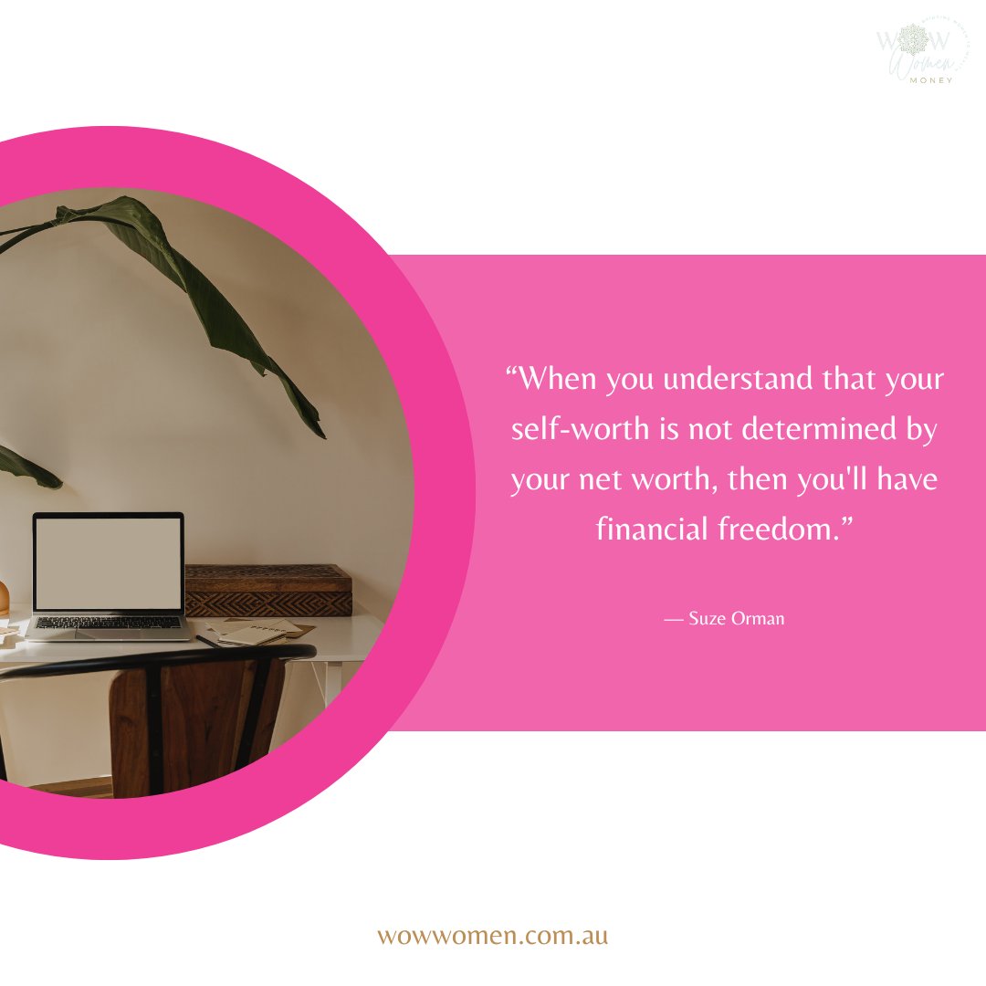 Financial freedom isn't about reaching a number—it's about knowing that who you are is separate from what you have.

Release the pressure, celebrate your worth, and keep building from a place of enough.