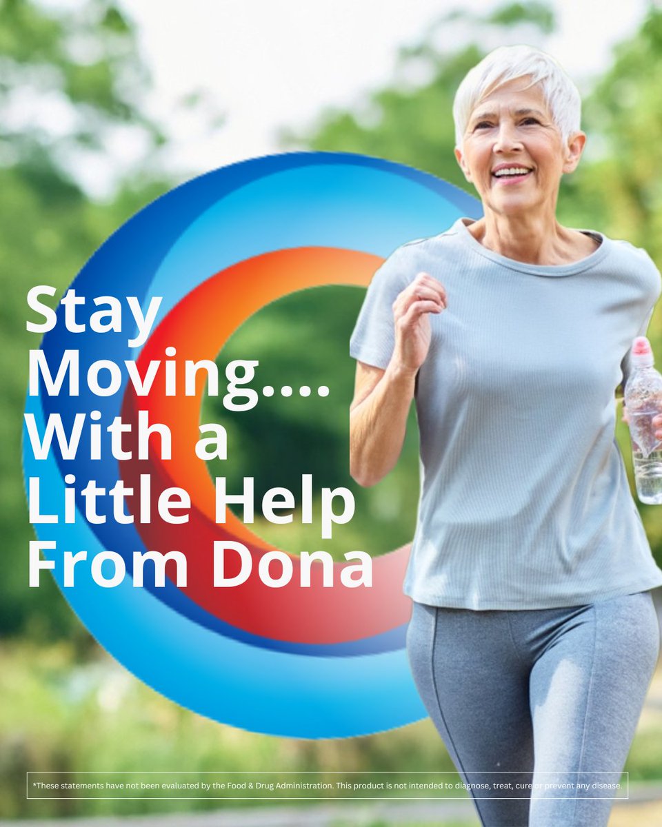 _donausa's tweet image. Stay active with joint support backed by science.

DONA® contains Crystalline Glucosamine Sulfate, studied in 25+ clinical trials for joint health and mobility.

#DONA #JointHealth #StayActive