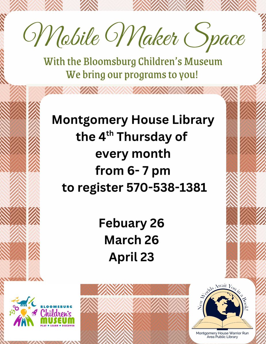 Bloomsburg Children’s Museum tweet media