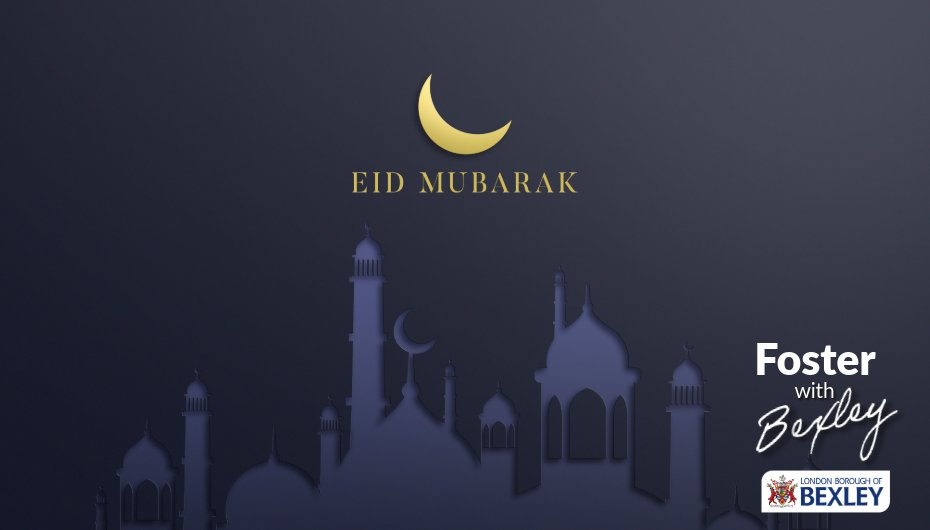✨ Eid Mubarak from Bexley Fostering! ✨

Wishing everyone celebrating a joyful and peaceful Eid al‑Fitr.

Thank you to our amazing foster families for all you do. 💛

🌙 Eid Mubarak!

#BexleyFostering