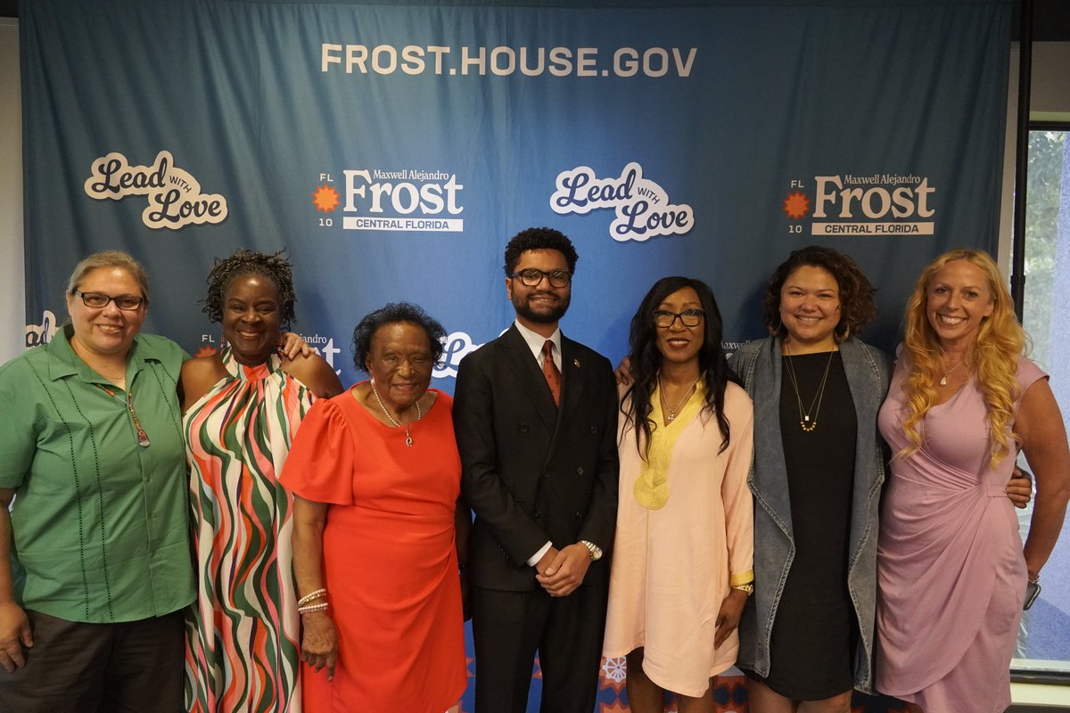 Congressman Maxwell Alejandro Frost tweet media