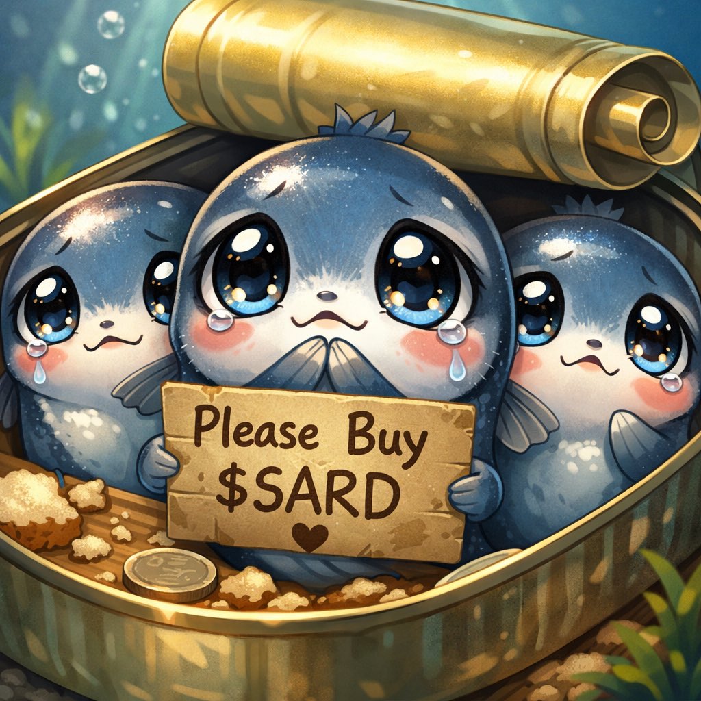 <a href="/JR5_Crypto/">JR5</a> $SARD isn’t just another coin .
 it’s a movement built on the ones who never leave. 🐟
Retail is the market, and sardines always come back stronger.
Too many to fade… I’m riding with $SARD.
555bcYKUEiw1WU1hrdauG9HSm1uBYADsDHAhPFbjRjyr
t.me/sardonsol