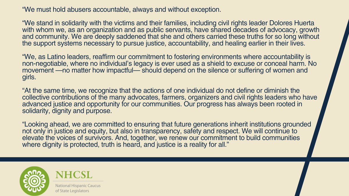 NHCSL - Nat’l Hispanic Caucus of State Legislators tweet media