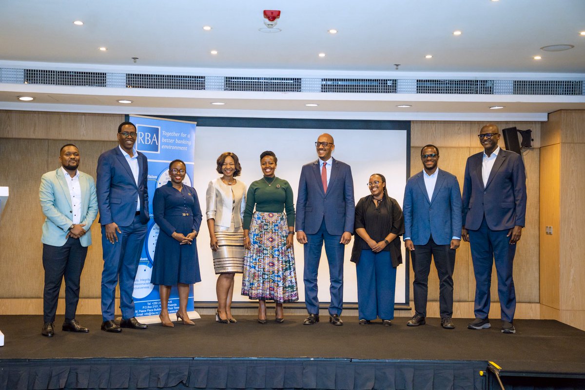 RwandaICT's tweet photo. Speaking at today’s knowledge sharing event on AI in Banking, Minister @MusoniPaula highlighted Rwanda’s progress in transforming financial services through artificial intelligence. She emphasised that with the right investments, the country can expand access to credit, unlock new financial opportunities, and leverage AI to reach more Rwandans. Collaboration and shared AI infrastructure will be key to scaling these innovations securely and effectively.

“Rwanda’s most important AI opportunity is not efficiency. It is inclusion at scale, designing AI-powered, cybersecurity-hardened financial services that reach every Rwandan and can serve as a proof of concept for the world.”
