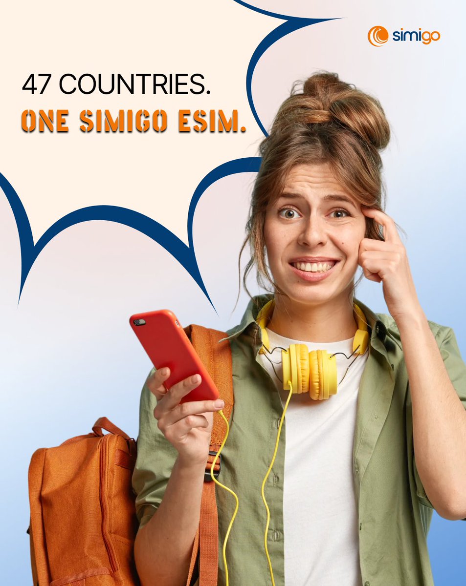simigoai's tweet image. One trip or many countries — your connection stays the same. ✈️
Travel seamlessly with one eSIM.
.
.
.
.
#Simigo #eSIM #GlobalTravel #TravelSmart #RoamingFree #StayConnected #InternationalTravel