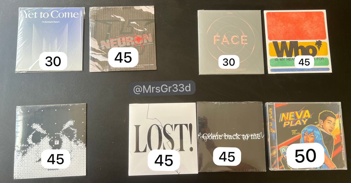 MrsGr33d's tweet photo. Venda/drop bts

. Valores na imagem + frete;

. Envio ainda essa semana;

. Mais infos na imagem anexada na postagem.

. Rt pra ajudar, pf 🫶🏻

#bts #albumbts #vendo #vendobts https://t.co/WiUe9UN9bb