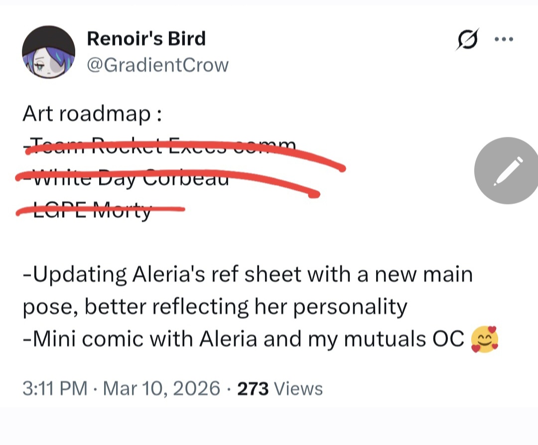 Renoir's Bird tweet media