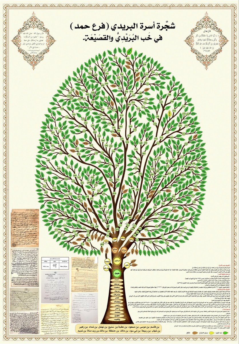 * شجرة أسرة البريدي (فرع حمد البريدي) في خب البريدي والقصيعة
                       من المشارفة من الوهبة من بني تميم 
إعداد/ عبدالعزيز بن محمد بن صالح البريدي.