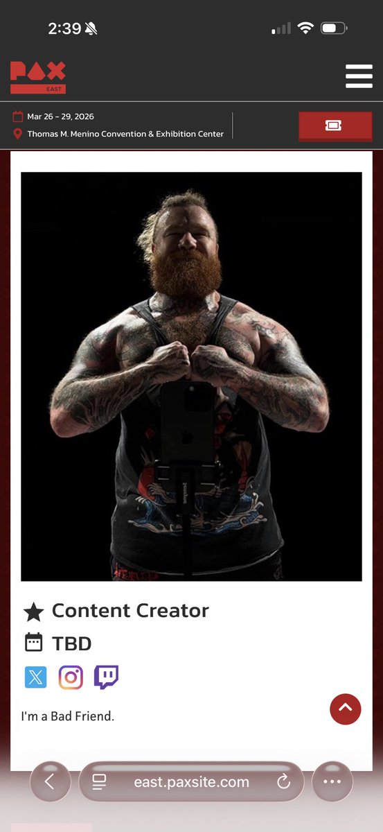 Baddie 🤬🔜 PAX East tweet media