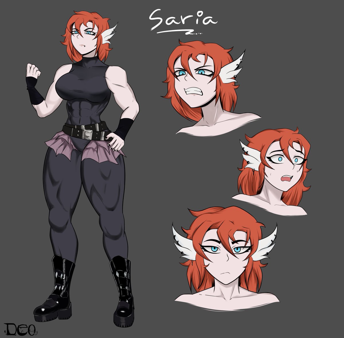 llDeoll's tweet photo. I'm really thinking  in creating a short comic, and these are protagonists ..... and she's Saria https://t.co/E9Ny82waI5