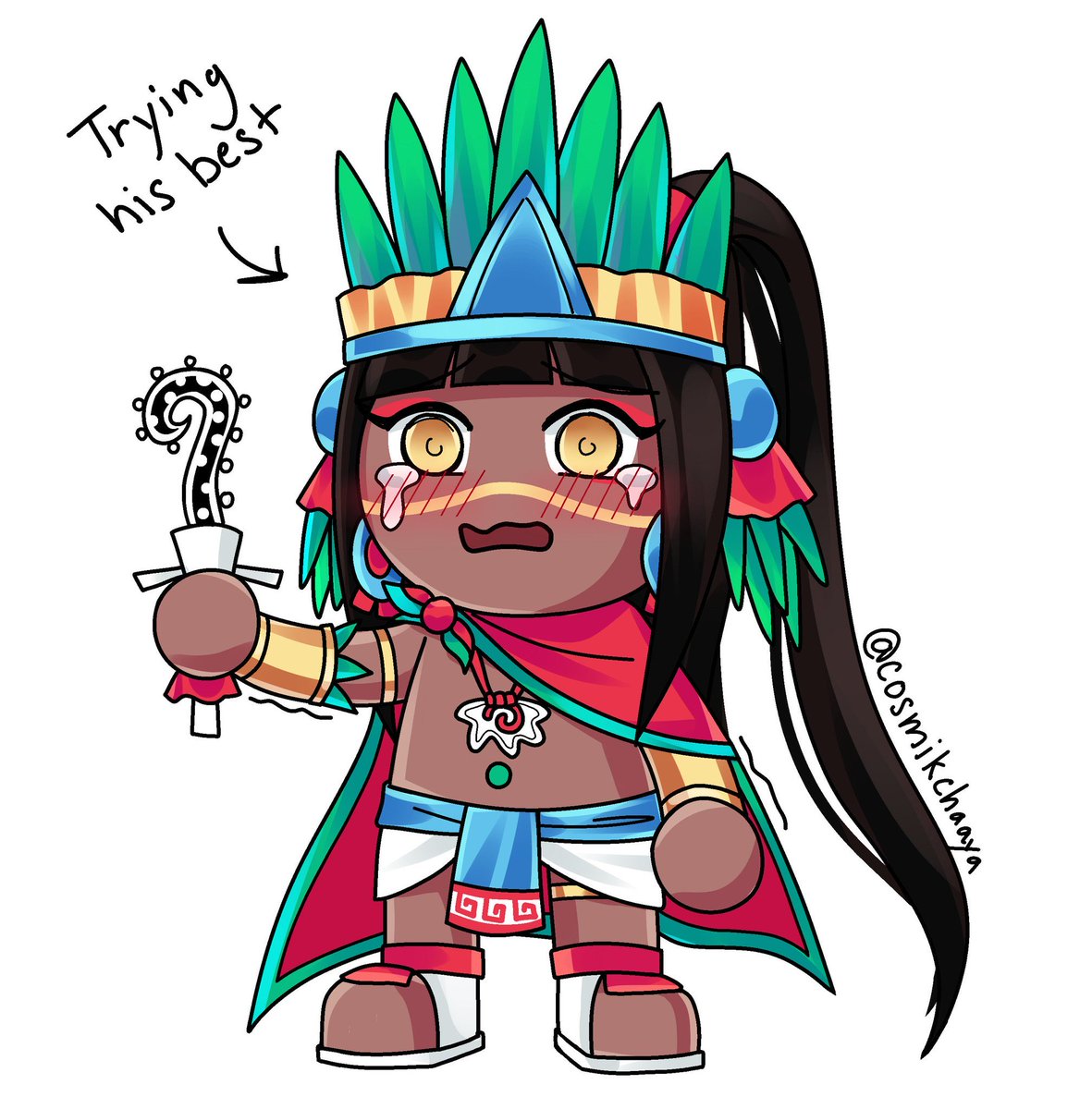 Chaaya 🌌🎨🕳️ Aztec Vtuber tweet media