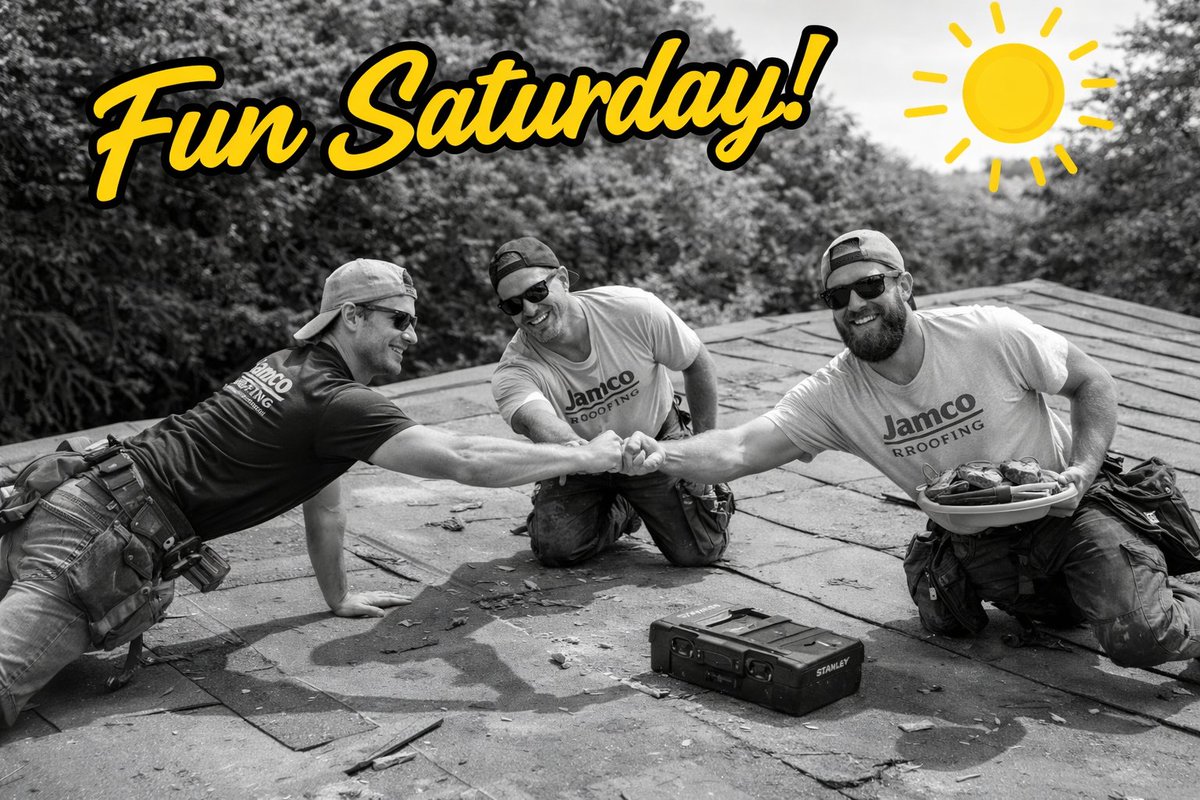 JamcoRoofingFL's tweet image. Fun Saturday ☀️🔨
Good energy. Strong team. Solid work.
That’s Jamco.

📞 954 998 7663
🌐 JamcoRoofingFL.com

#Roofing #coopercity #SouthFlorida #Contractor #JamcoRoofing