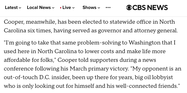 Team Roy Cooper tweet media
