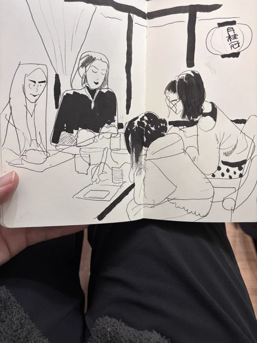 香港から修学旅行で京都に来ているクラスにスケッチのWSをしました。
入門編としていかに作画ハードルを下げるかの話と実践。 