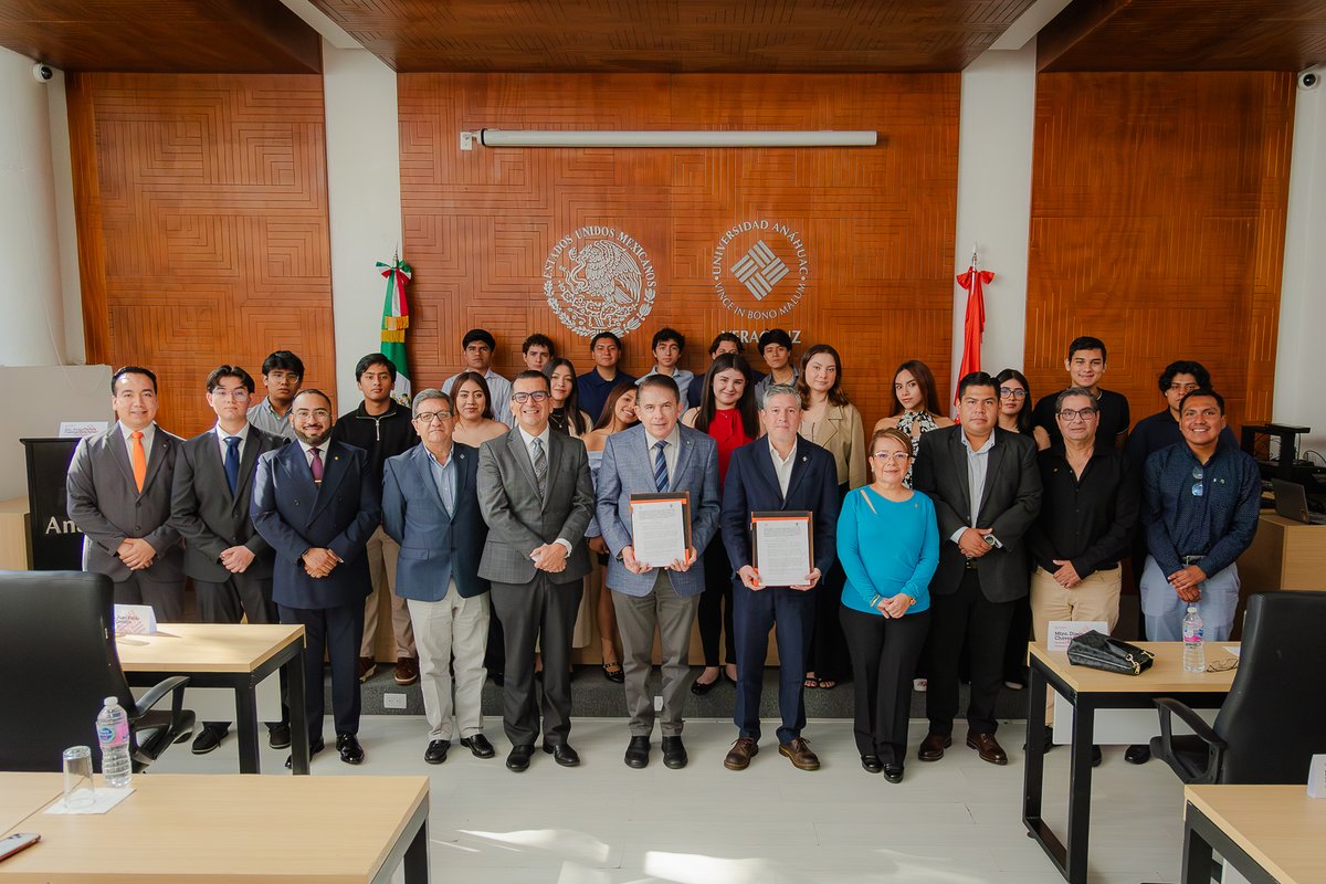 Celebramos la firma de convenio con la Universidad Veracruzana, que permitirá el desarrollo conjunto de iniciativas académicas. Seguimos sumando esfuerzos para enriquecer la formación y el impacto educativo en nuestra región.
#SomosAnáhuac #AnáhuacVeracruz