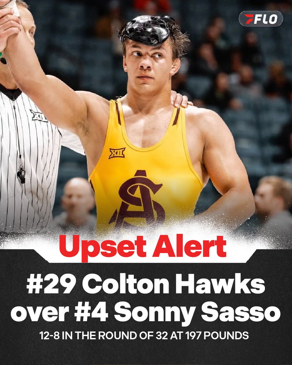 FloWrestling's tweet photo. Major upset at 197! 

Coverage presented by @CKAwrestling. https://t.co/mPI7ywkODI