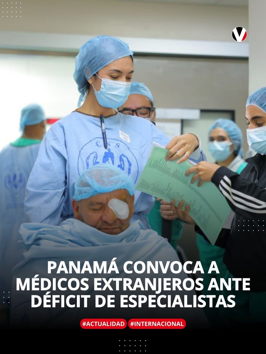 📣🏥🩺 Panamá abre sus puertas a médicos extranjeros ante una crisis de especialistas que mantiene hospitales a media marcha. Conoce las 71 vacantes para las que se busca personal urgente 👉 f.mtr.cool/yhomzavtwl