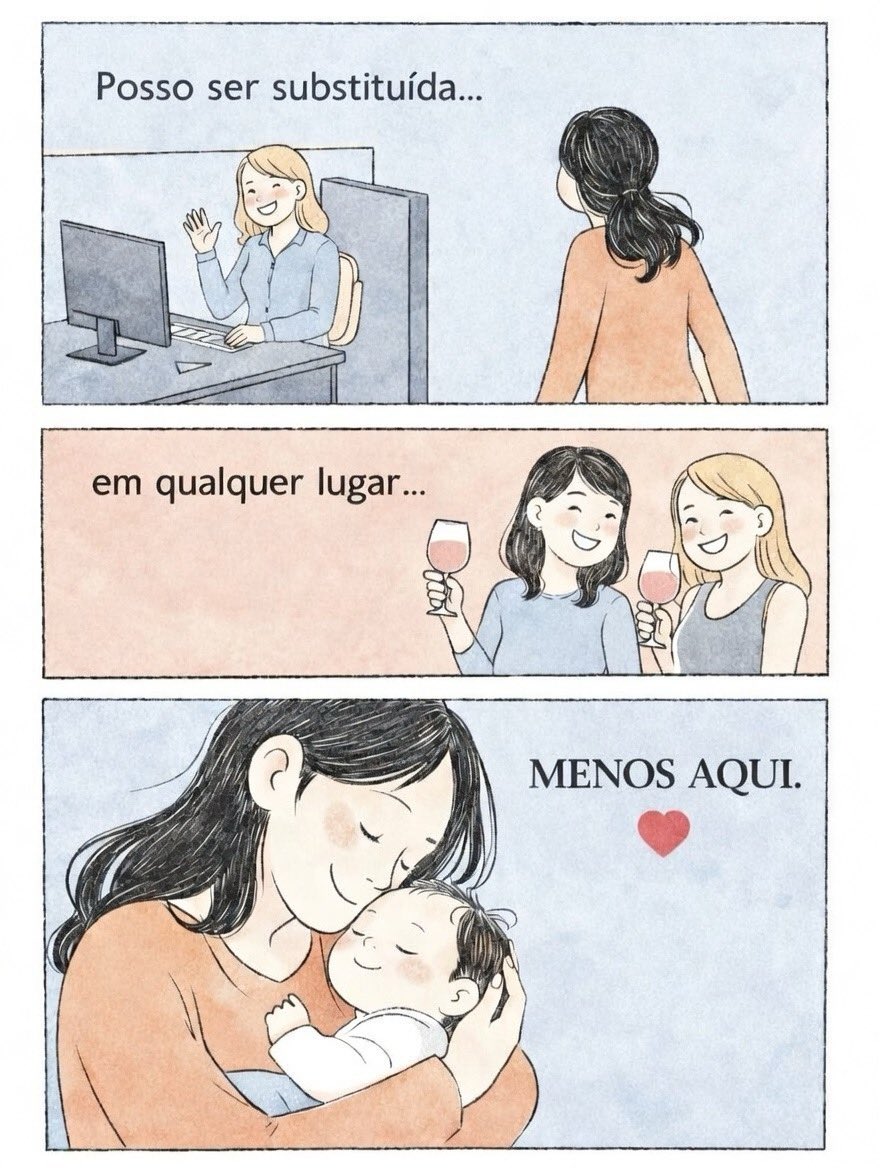 Para seu filho, você nunca será substituível! ❤️