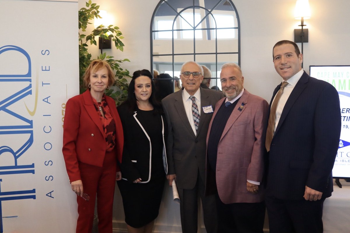 CMCGovernment's tweet photo. Cape May County Commissioner Director Leonard C. Desiderio delivered the 2026 State of the County at the Cape May County Chamber of Commerce Membership Meeting in Sea Isle City, highlighting another year of strong fiscal management, infrastructure investment, and community impact https://t.co/YBOu0QkjL9