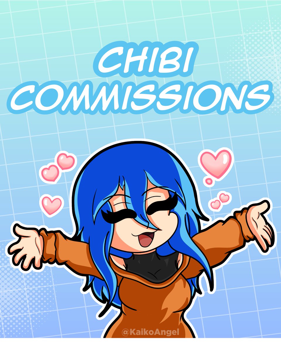KaikoAngel's tweet photo. I'm accepting commissions again💕

#commissionsopen #myart #digitalart #chibistyle #chibiart  #emote #twichtemotes #commissionsheet #vgen https://t.co/g9myt8vHs5