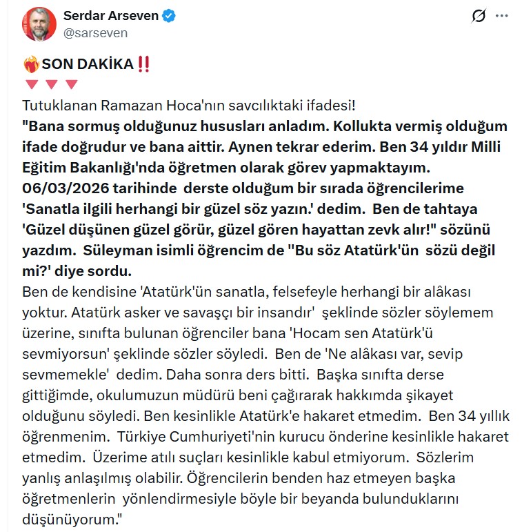 Şikayetçilere, iftira dolayısıyla dava açılmalıdır. Şu garabet, 21. yy Türkiye'sine yakışmıyor. TBMM bu şerefli vazifeyi üstlenmeli ve 5816'yı kaldırmalıdır. Kim olursa olsun, şahsen hakarete, sövmeye karşıyım. Ama bu kanun bahane edilerek birilerinin mağdur edilmesine de kökten