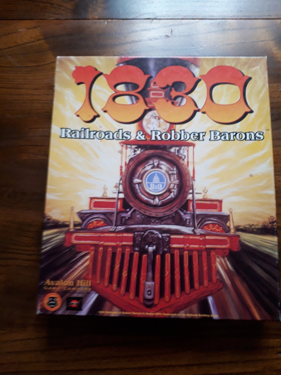 1830: Railroads &amp; Robber Barons (1995)
Designer: Stephen Barcia
これは Avalon Hill 社のボードゲーム「1830」をコンピュータゲーム化したものです。プレイヤーは投資家となり、鉄道会社の株券を購入し、その過半数を所有すると、その会社の社長となり、運営を行います。
x.com/sikkoukakari/s…