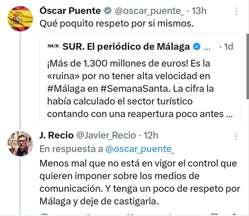 La Asociación de la Prensa de Málaga, heredera del sindicalismo vertical franquista, sale en defensa del diario Sur tras denunciar el ministro de Transportes, Óscar Puente, la difusión de cifras falsas en el periódico de Vocento
revistaelobservador.com/opinion/50-red…