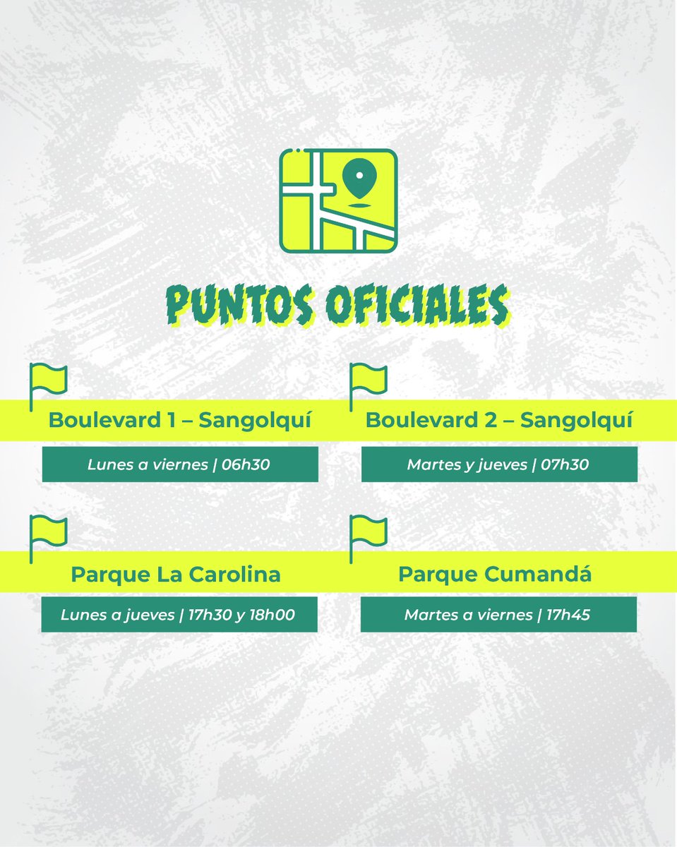 DeporteEc's tweet image. 🏃‍♂️ Prepárate para la competencia atlética “Policía Héroe de Paz” con los puntos de entrenamiento habilitados gracias a los instructores de running del programa #Actívate del Viceministerio del Deporte. 🇪🇨💪

📍 Conoce los lugares y horarios y entrena de forma gratuita.