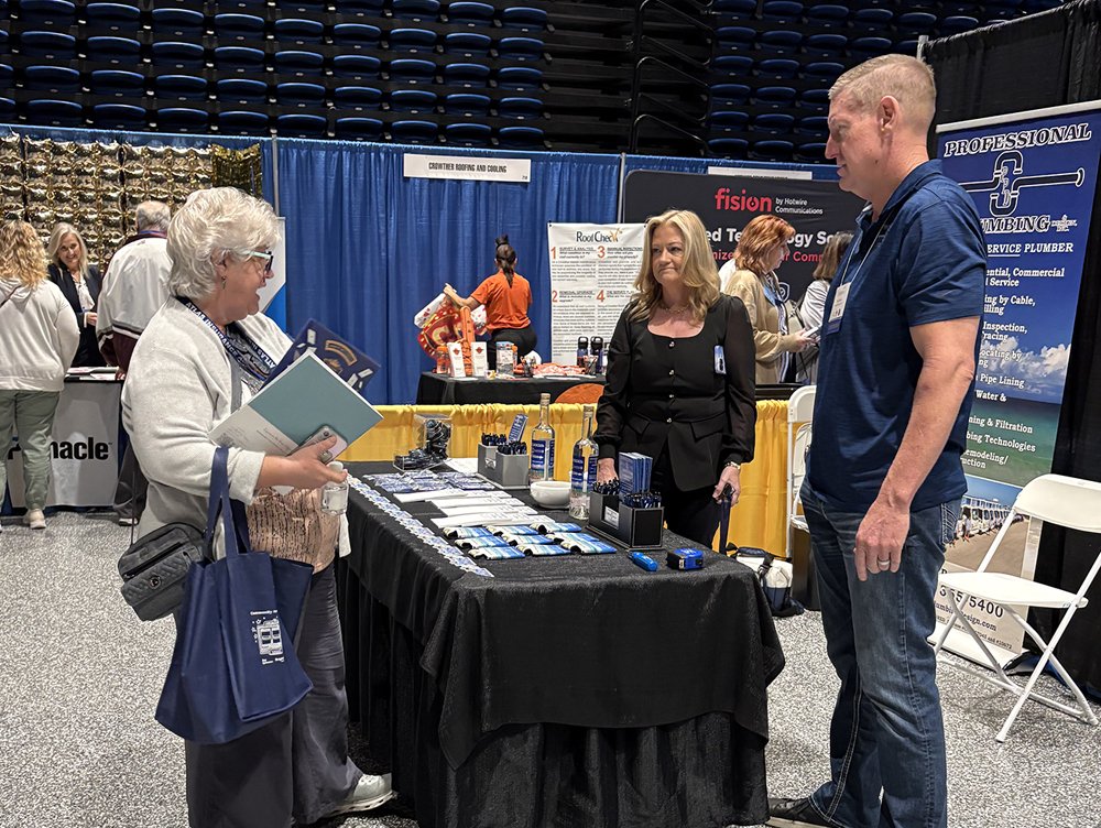 ProfPlumbing's tweet image. Thanks to everyone who stopped by our booth at CAI West Florida's #CADAY2026 in the Bradenton Area Convention Center and to everyone who tried their luck at the roulette wheel or dropped in a business card for a chance at some fun prizes! #Sarasota #Plumber #CallTheProfessionals