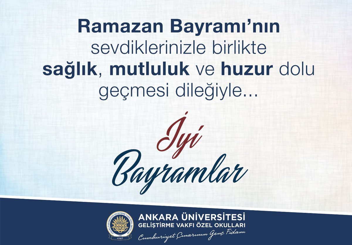 ankuokullari's tweet photo. İyi Bayramlar 🤗 https://t.co/ecrK204qVz