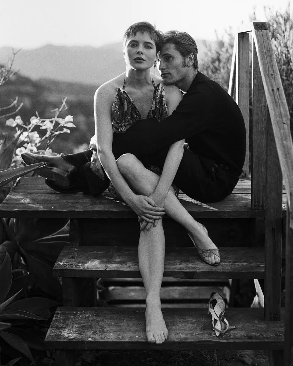 Isabella Rossellini and Viggo Mortensen photographed 
by Bruce Weber  for Vogue
1987