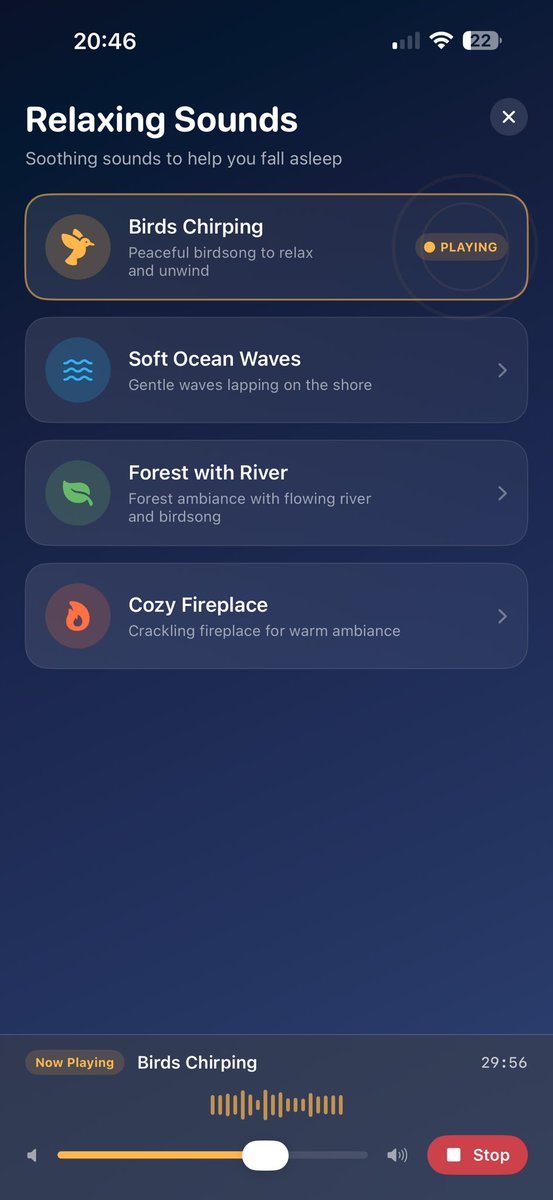Listen Relaxing sound and sleep better with SleepRec #sleep #ios #android #indiedev linktr.ee/joemockdevmobi…