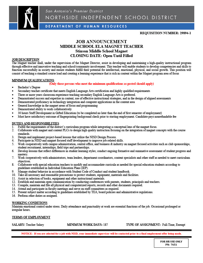 Stinson MS NISD tweet media