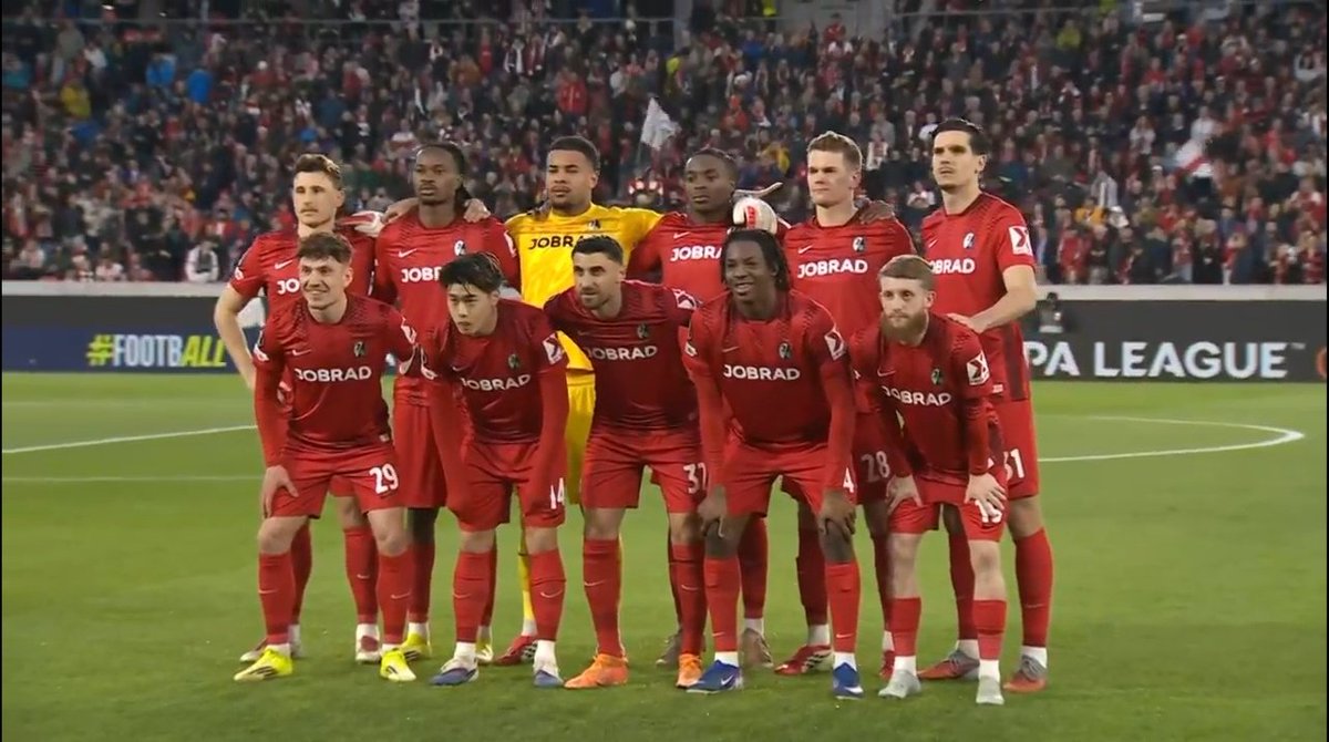 hjpkp961's tweet photo. SCF advanced into Quarterfinals for their club history in European competition. Great job for Germany 🇩🇪.
#FREGEN #UEFAEuropaLeague #Roundof16 https://t.co/Lre458xQYh