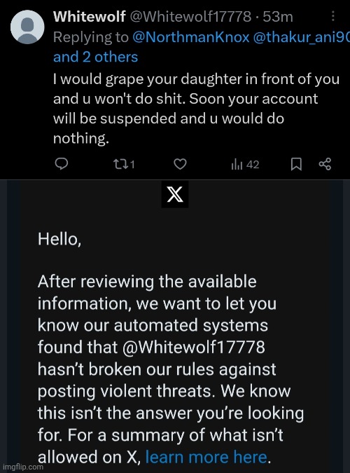 Knox of the North tweet media