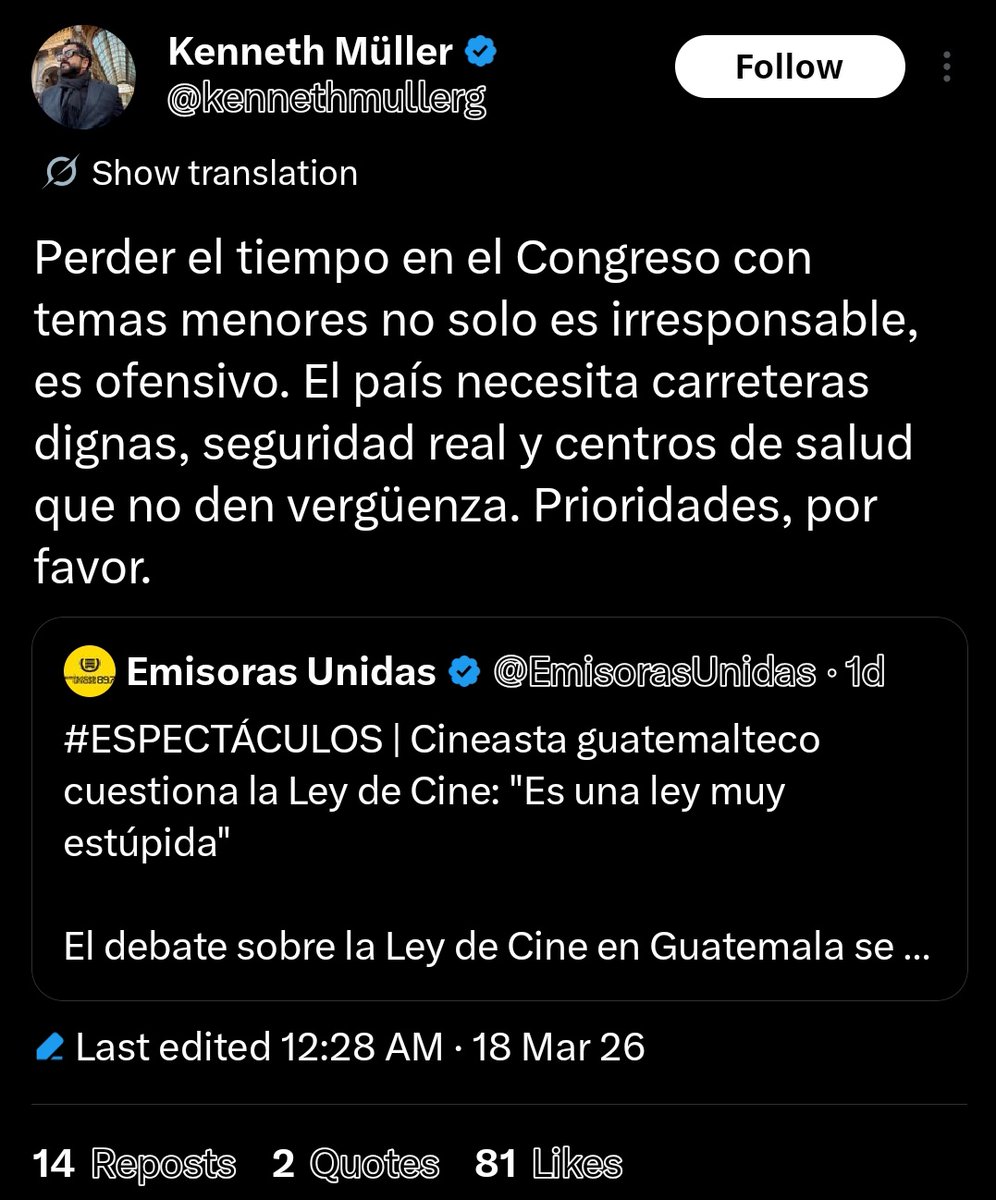 Ubaldo Macú tweet media