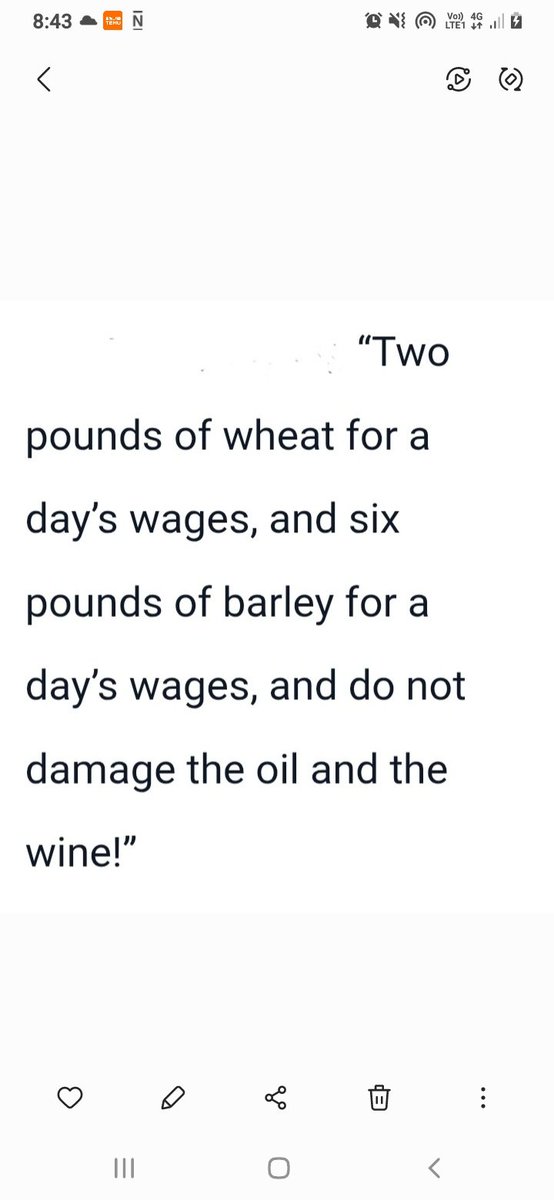 REVELATION 6: 5-6

3RD SEAL (STARTING 2025-2026)

WORLD FAMINE DUE TO:
- INFLATION
- UNEMPLOYMENT
- SHORTAGE OF FOOD SUPPLY
- DROUGHT