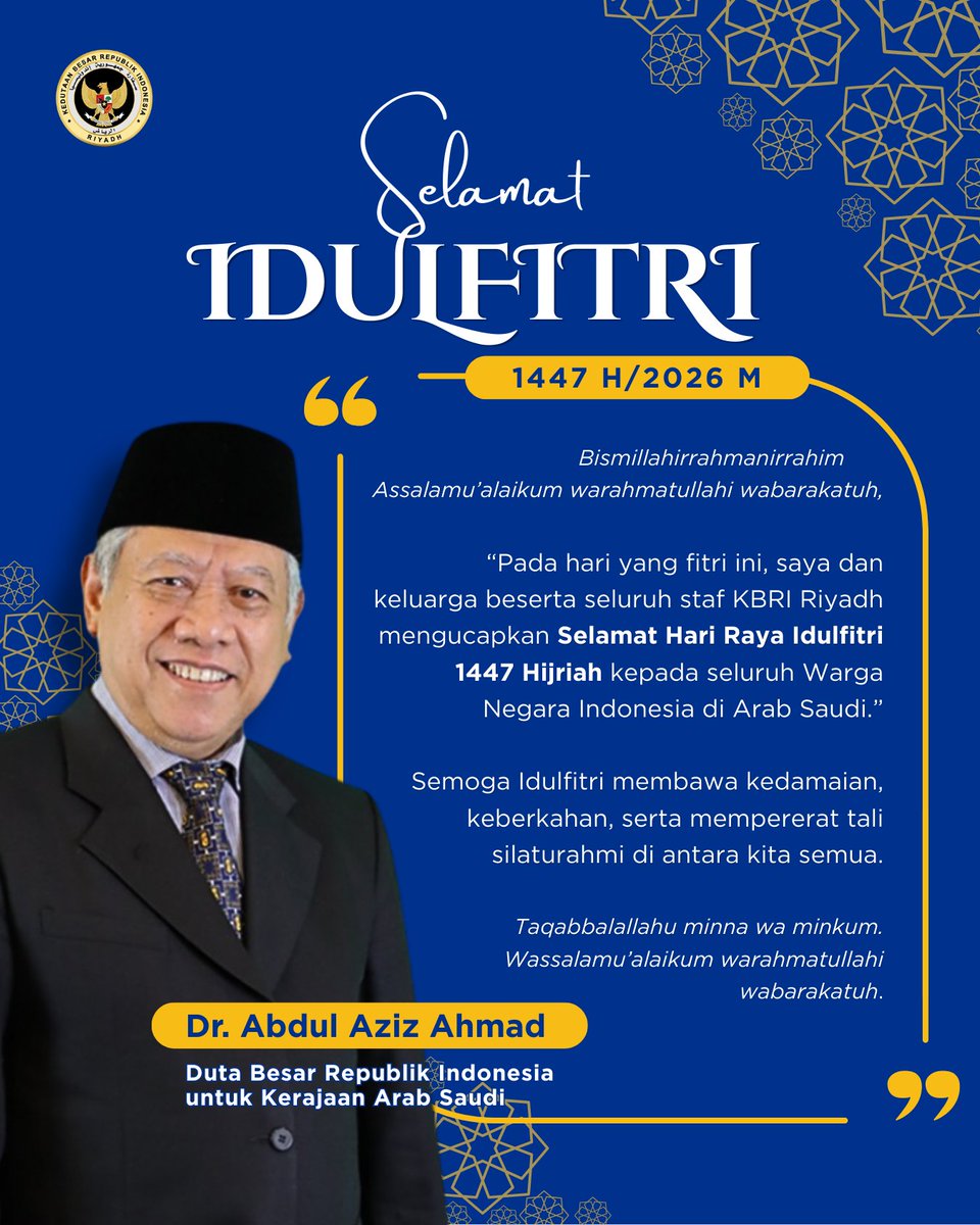 KBRI Riyadh, Indonesian Embassy in Riyadh tweet media