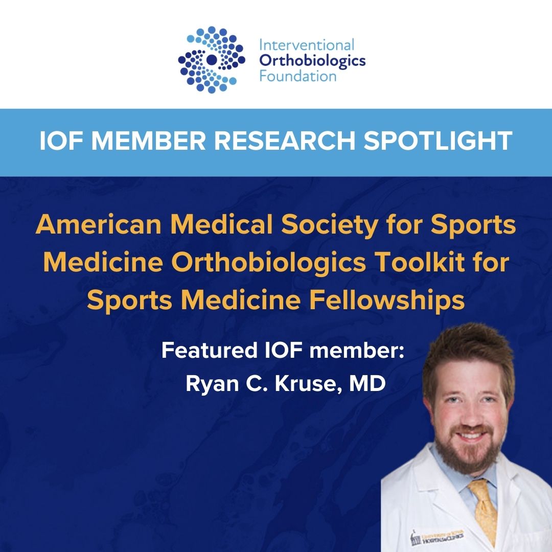 Interventional Orthobiologics Foundation tweet media