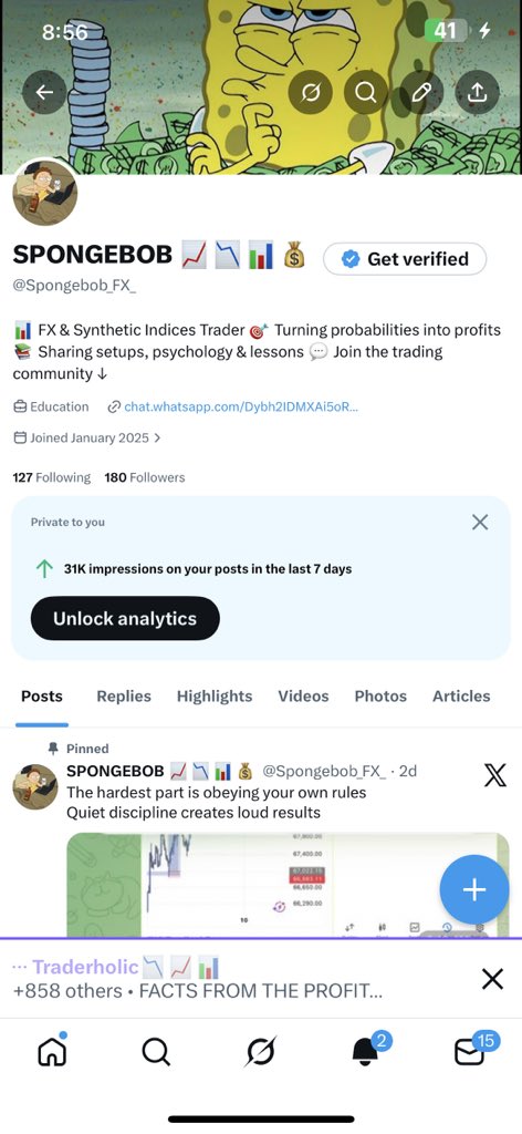 SPONGEBOB 📈📉📊💰 tweet media