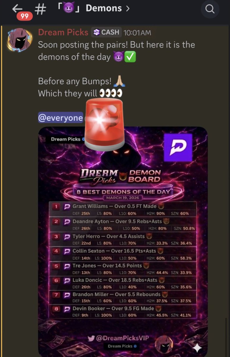 Dream Picks tweet media