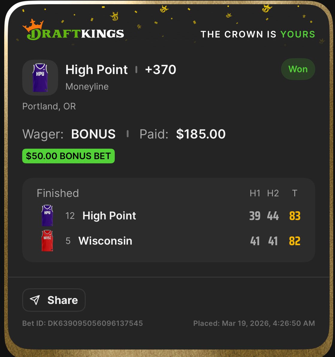 Kale B. Betting tweet media