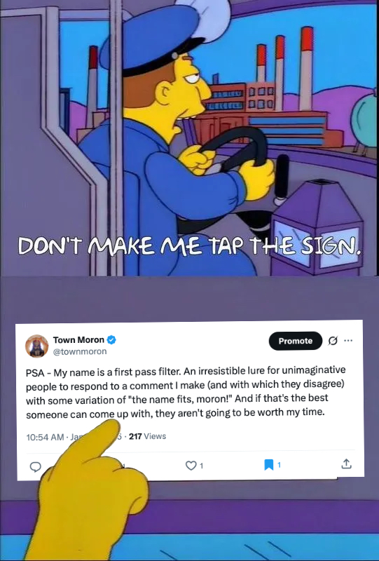 Town Moron tweet media