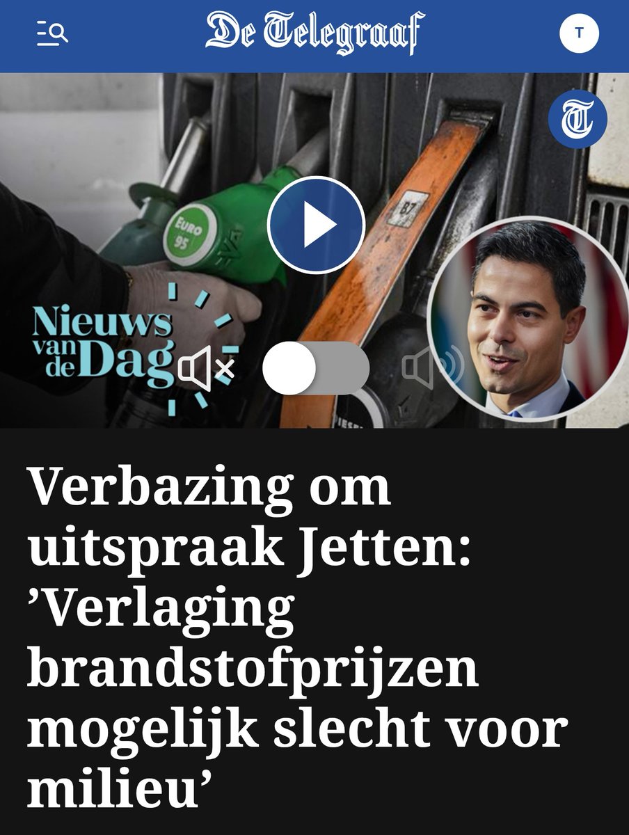 Dit is uw en mijn premier. Een premier die het geen barst kan schelen als u uw energie niet meer kunt betalen, als bedrijven failliet gaan, als de hele economie in het slop raakt. Milieu is belangrijker dan mensen! Dit is nou die verbinding en empathie van D66 <a href="/RobJetten/">Rob Jetten</a> <a href="/MinPres/">Rob Jetten</a>
